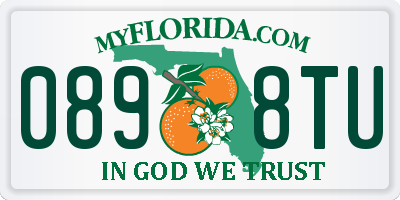 FL license plate 0898TU