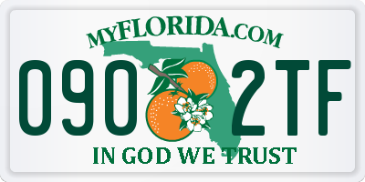 FL license plate 0902TF