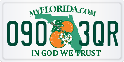 FL license plate 0903QR