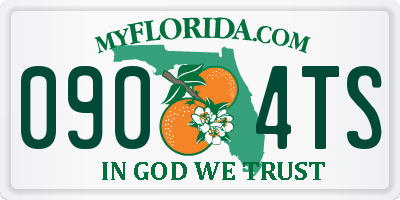 FL license plate 0904TS