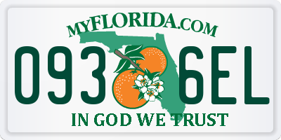 FL license plate 0936EL