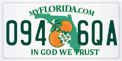 FL license plate 0946QA