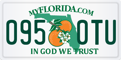 FL license plate 0950TU