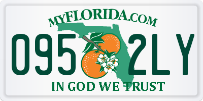 FL license plate 0952LY