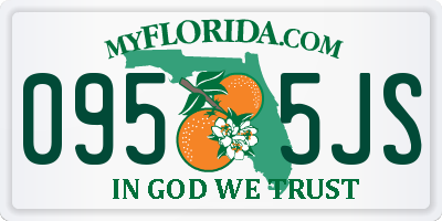 FL license plate 0955JS