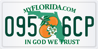 FL license plate 0956CP