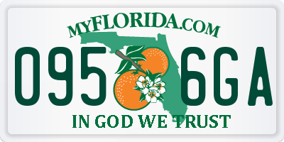FL license plate 0956GA