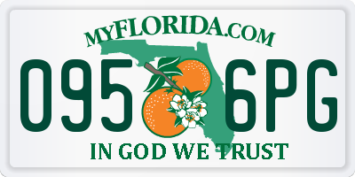FL license plate 0956PG