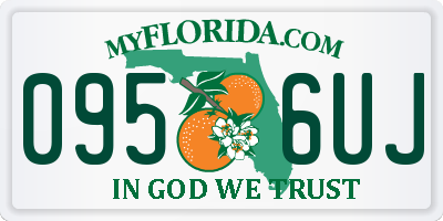 FL license plate 0956UJ