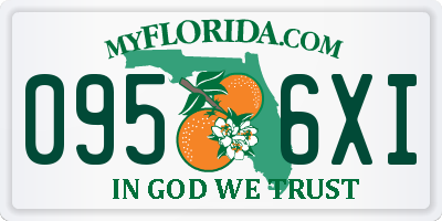 FL license plate 0956XI