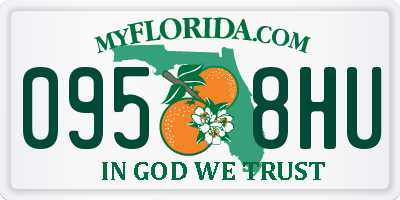 FL license plate 0958HU