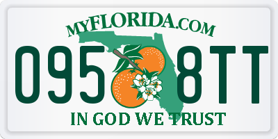 FL license plate 0958TT