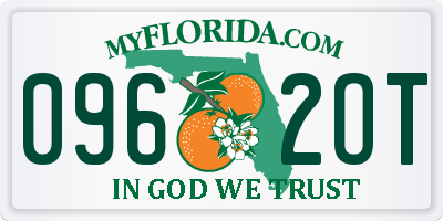 FL license plate 0962OT