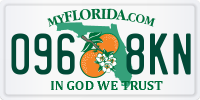 FL license plate 0968KN