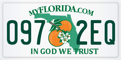 FL license plate 0972EQ