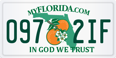FL license plate 0972IF