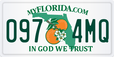 FL license plate 0974MQ