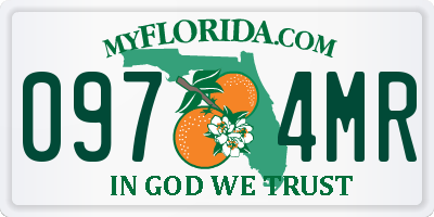 FL license plate 0974MR