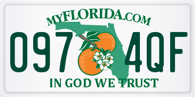 FL license plate 0974QF