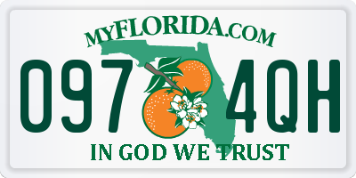FL license plate 0974QH