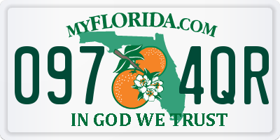 FL license plate 0974QR