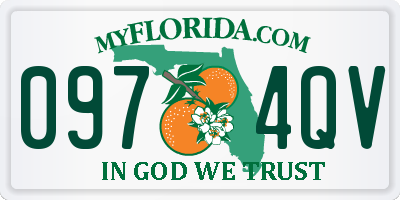 FL license plate 0974QV
