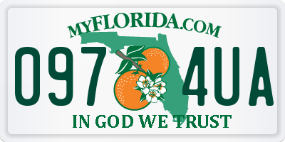 FL license plate 0974UA