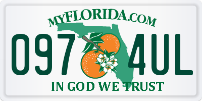 FL license plate 0974UL