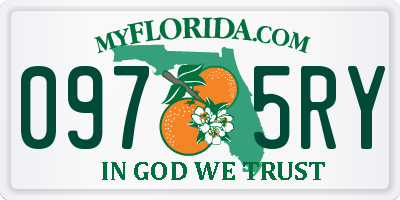 FL license plate 0975RY