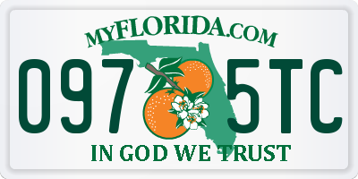 FL license plate 0975TC