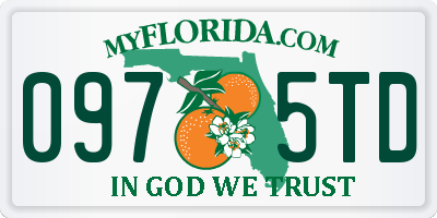 FL license plate 0975TD