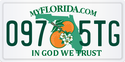 FL license plate 0975TG