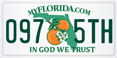 FL license plate 0975TH