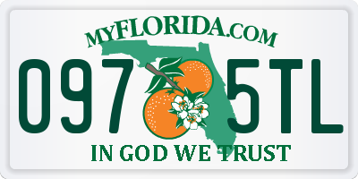 FL license plate 0975TL