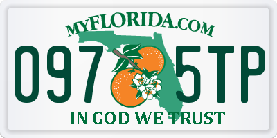 FL license plate 0975TP