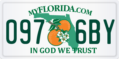 FL license plate 0976BY