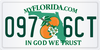 FL license plate 0976CT