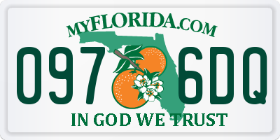 FL license plate 0976DQ
