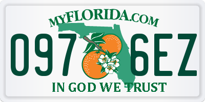 FL license plate 0976EZ