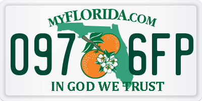 FL license plate 0976FP