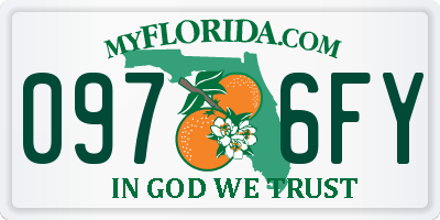 FL license plate 0976FY