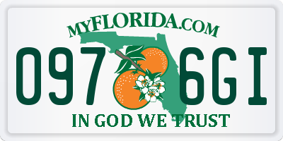 FL license plate 0976GI