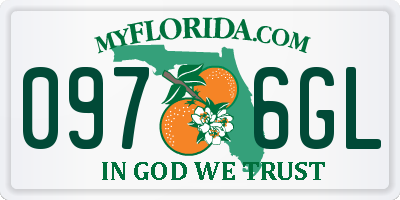 FL license plate 0976GL