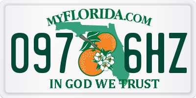 FL license plate 0976HZ