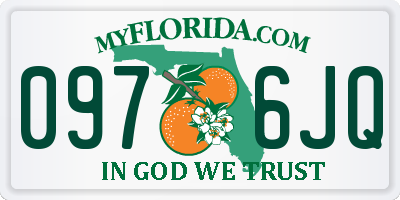 FL license plate 0976JQ