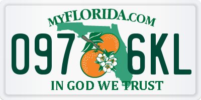FL license plate 0976KL