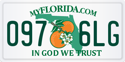 FL license plate 0976LG