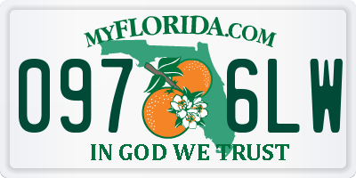 FL license plate 0976LW