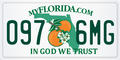 FL license plate 0976MG