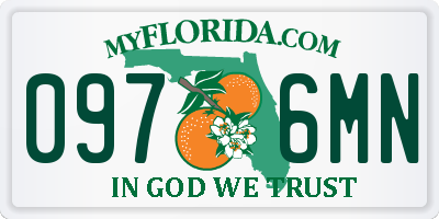 FL license plate 0976MN
